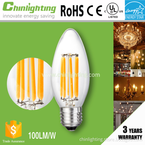 Energy star UL/cUL 60W replacement e26 2700k 5w dimmable led light bulb